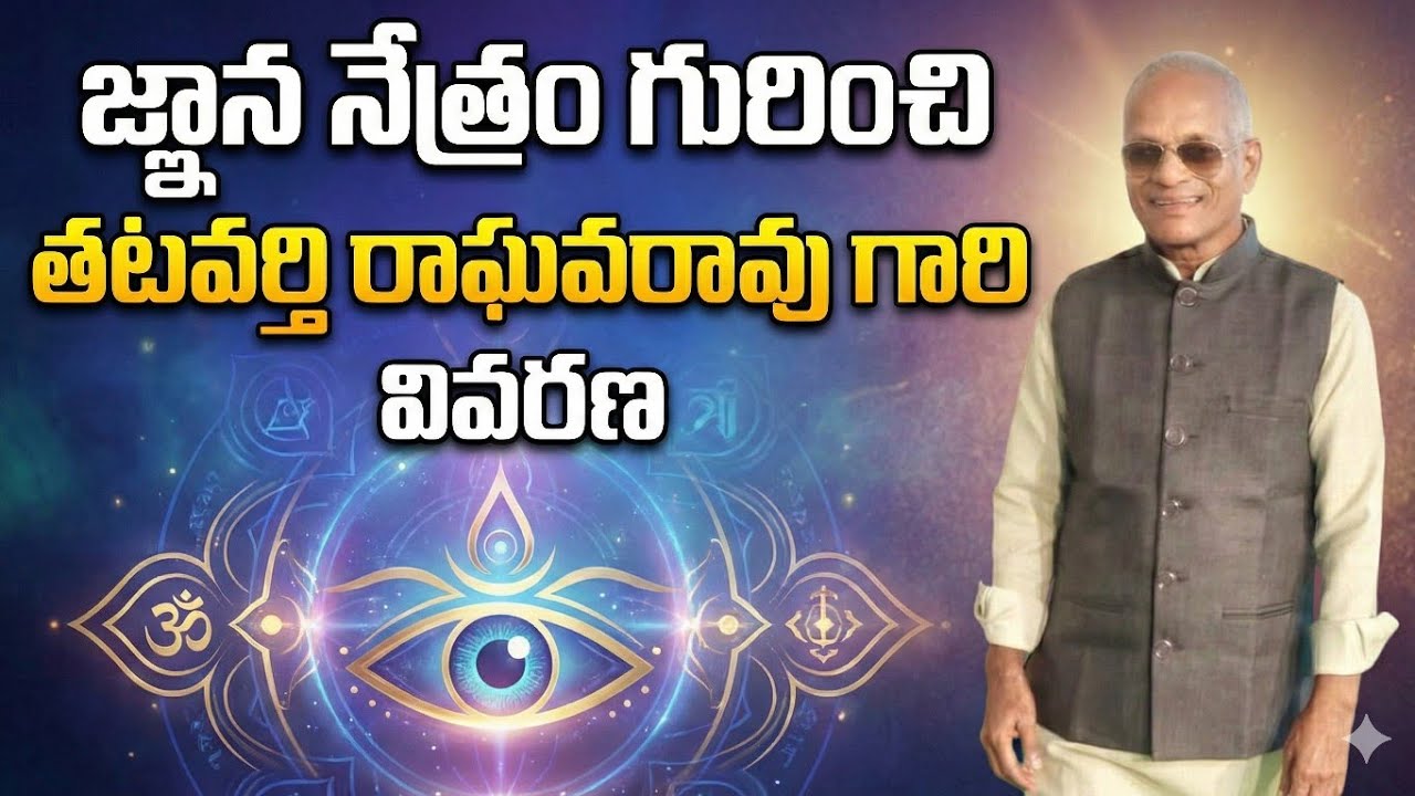 జ్ఞాన నేత్రం గురించి తటవర్తి రాఘవరావు గారి వివరణ 