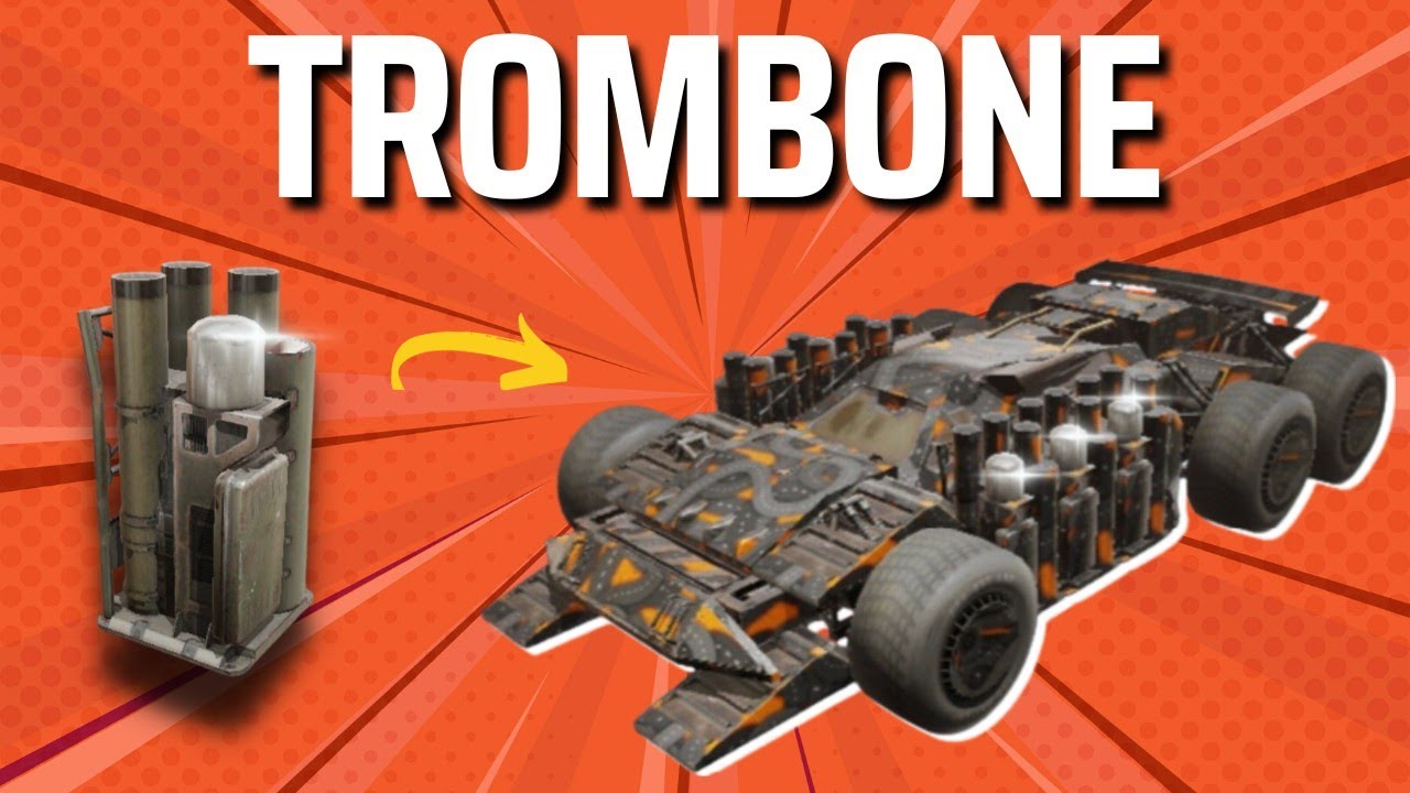 *NEW* Weapon TROMBONE • Vertical Rocket Launcher • Crossout Mobile