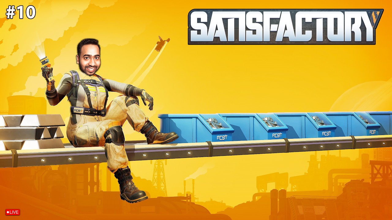 Building the ULTIMATE Factory in Satisfactory 🔥 LIVE | Day 10