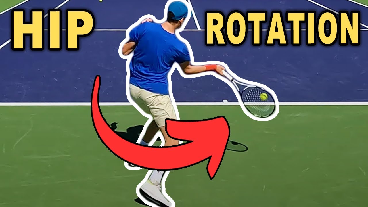 Your hips are the key to efficient FOREHAND BIOMECHANICS