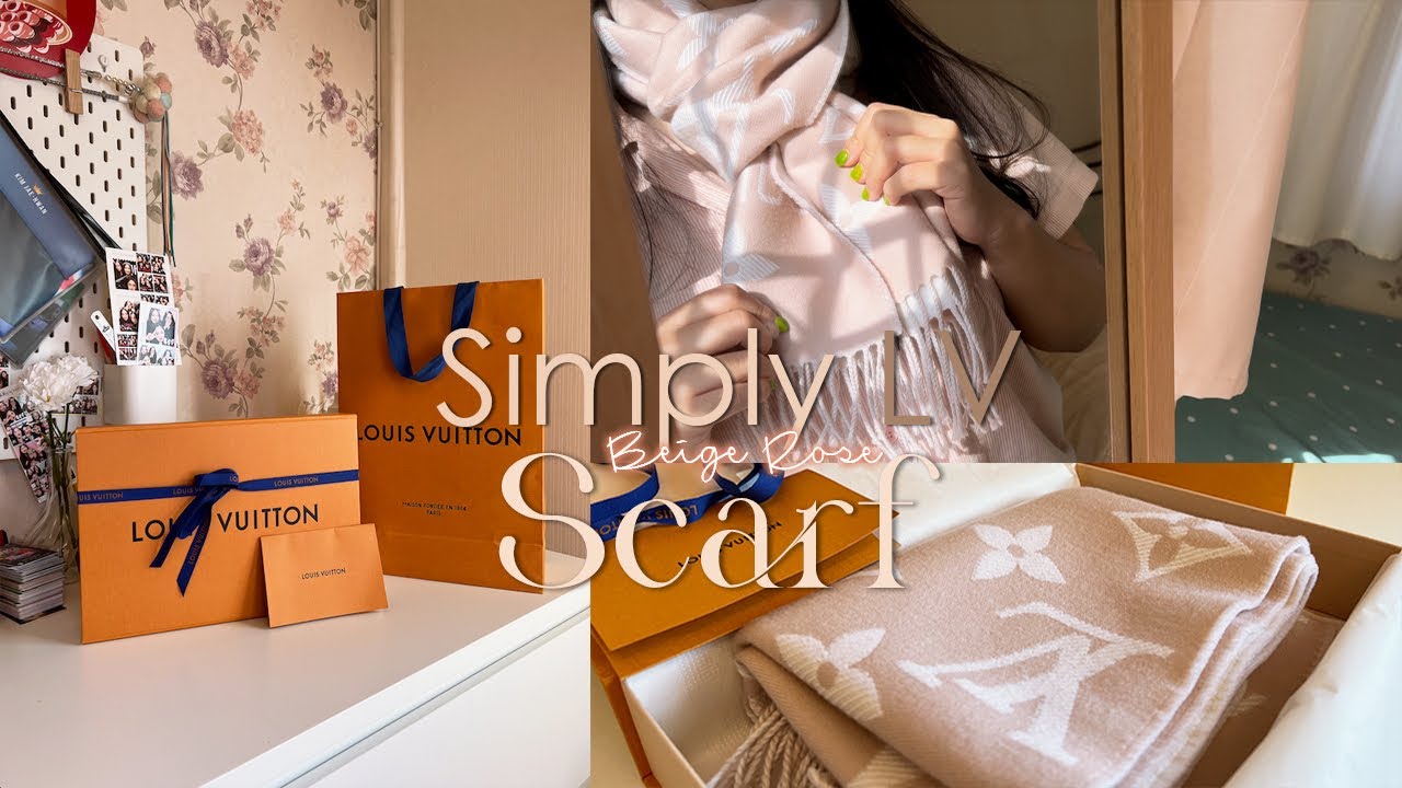 ✨🪞UNBOX LOUIS VUITTON SCARF | 🛍 SIMPLY LV 🎀 แกะกล่องผ้าพันคอหลุยส์