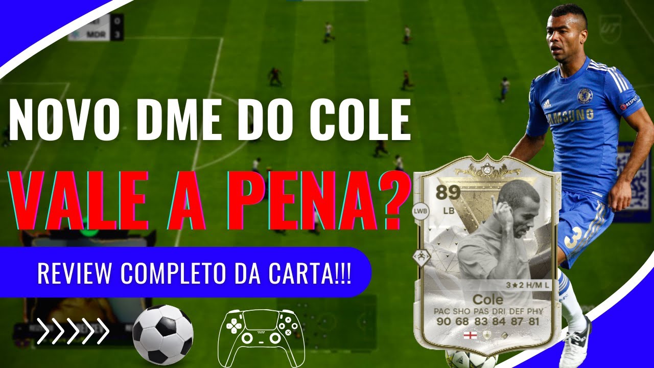 LATERAL META? AVALIAÇÃO COMPLETA DO NOVO DME DE ICON DO ASHLEY COLE NO EA FC 24! VALE A PENA???