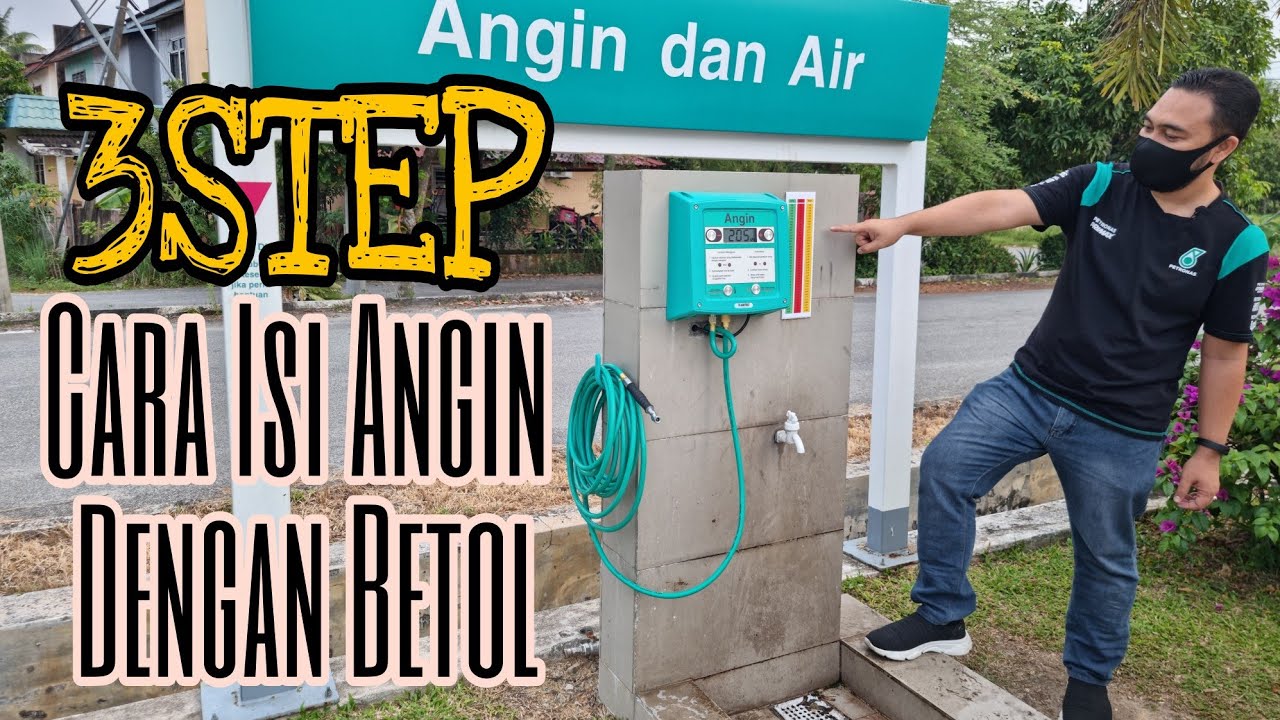 3step cara isi angin dengan betol, step pertama ramai orang tak tahu