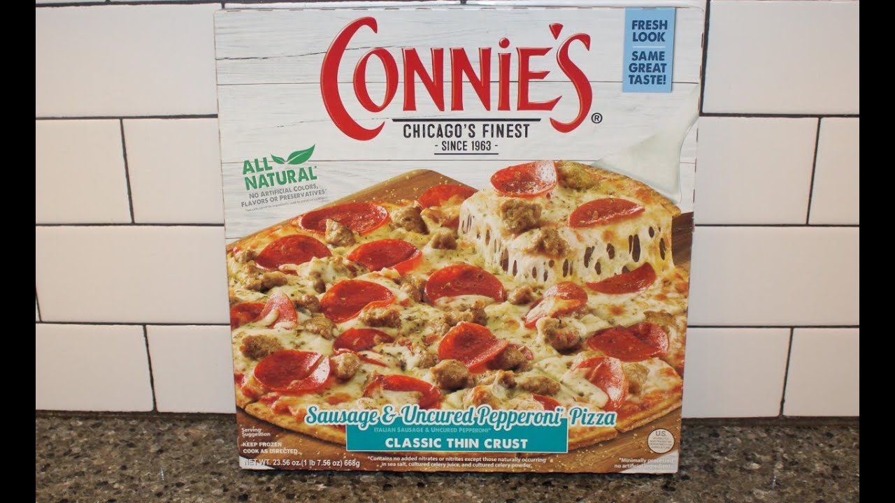 Connie’s Chicago’s Finest Classic Thin Crust: Sausage & Uncured Pepperoni Pizza Review