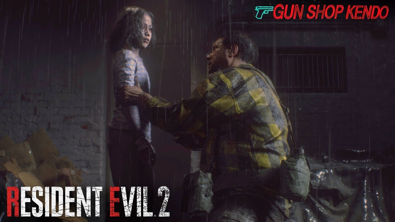 Resident Evil 2 Remake (PC VF HD) - cinématique Armurerie Gun Shop Kendo