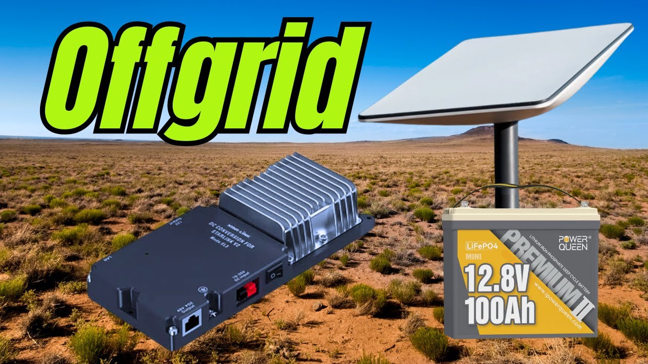 Offgrid Boondocking with Starlink - Let's go 12 volts!