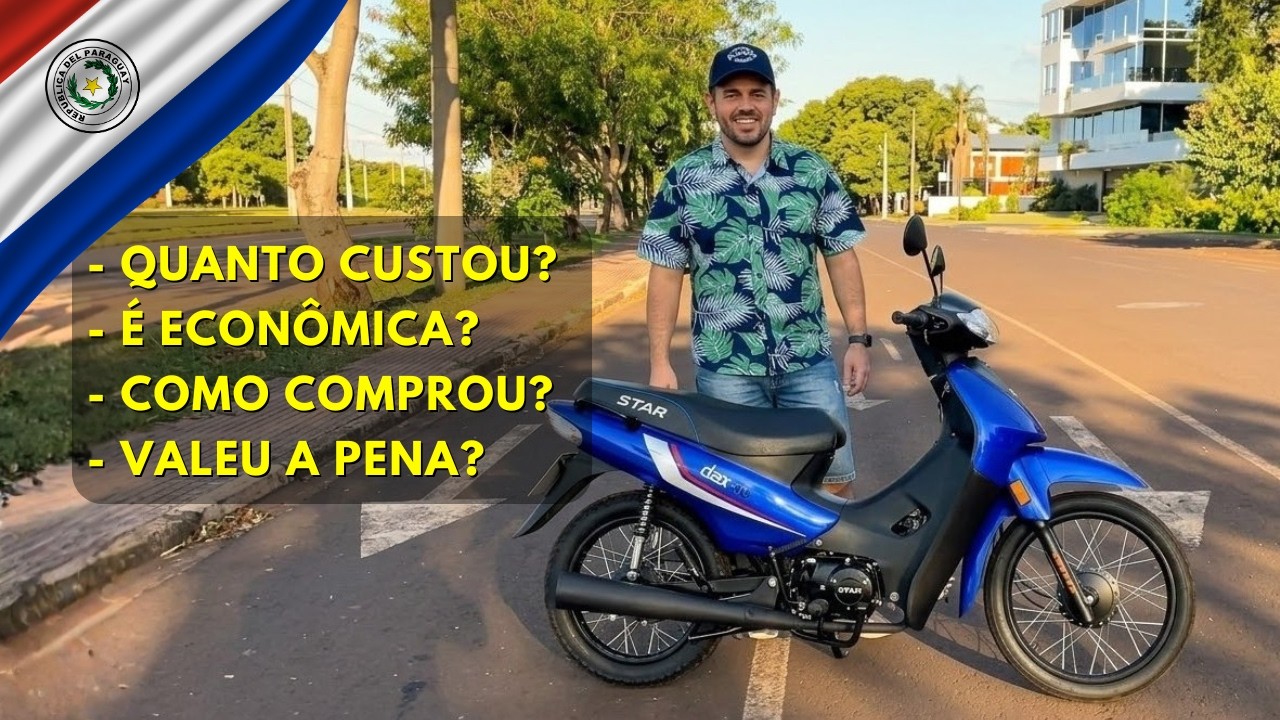 Comprei a Moto Mais Barata do Paraguai!
