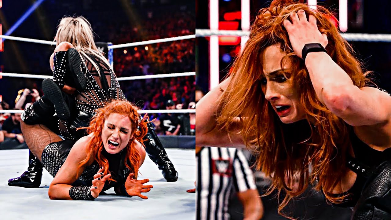 Becky Lynch painful scenes 💀