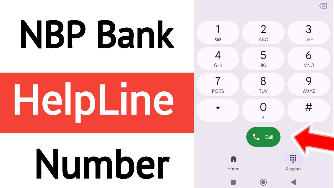 NBP Bank HelpLine Number - NBP HelpLine Number 