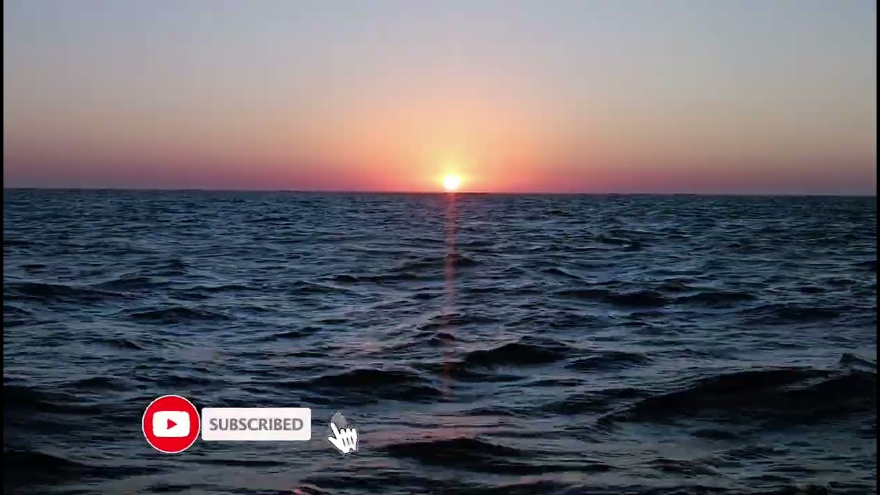 sunset and sea waves at red sea| Saudi Arabia