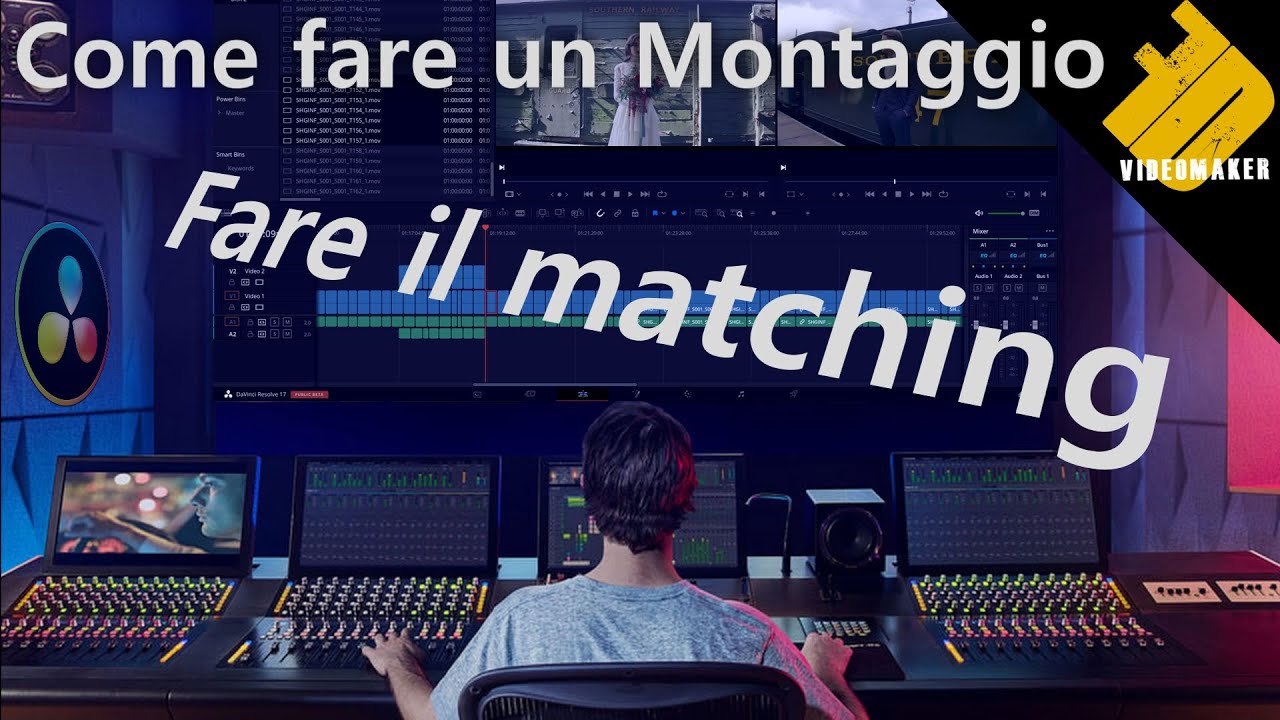 Color match - Come fare un montaggio Video dalla A alla Z - Davinci Resolve