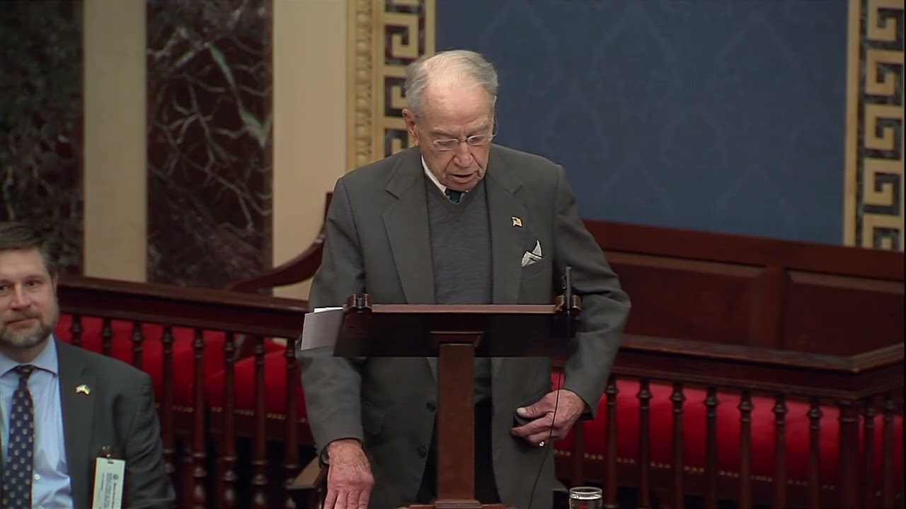 Grassley Celebrates Legislative Director James Rice