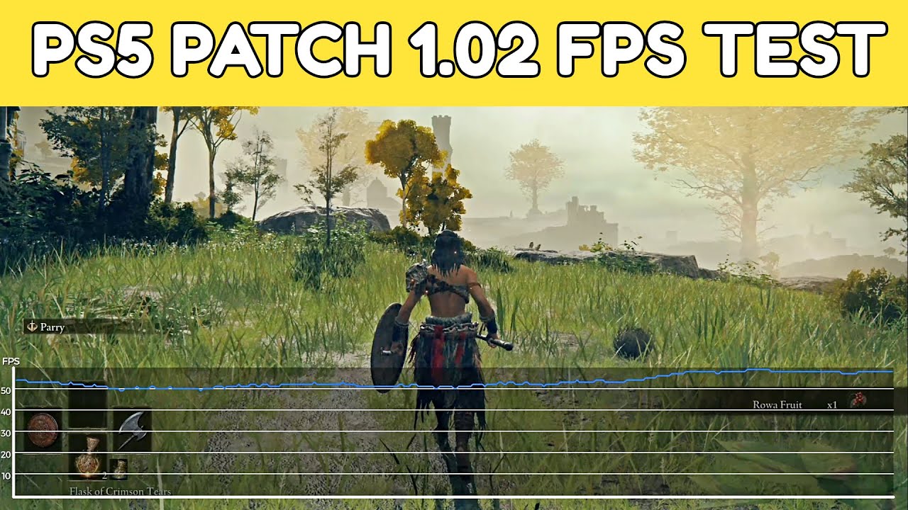 Elden Ring | PS5 Frame Rate Test Day One Patch [1.02] Prioritize Frame Rate