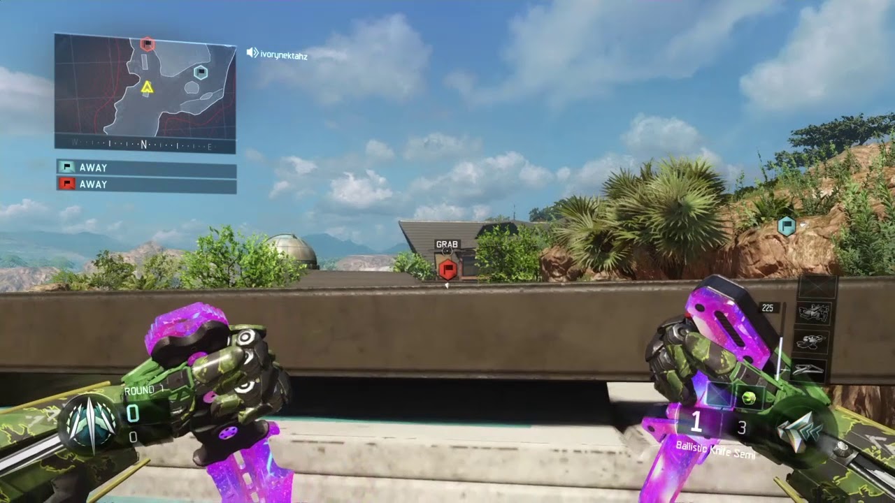 How to get long shots with the Ballistic Knife BO3!!!