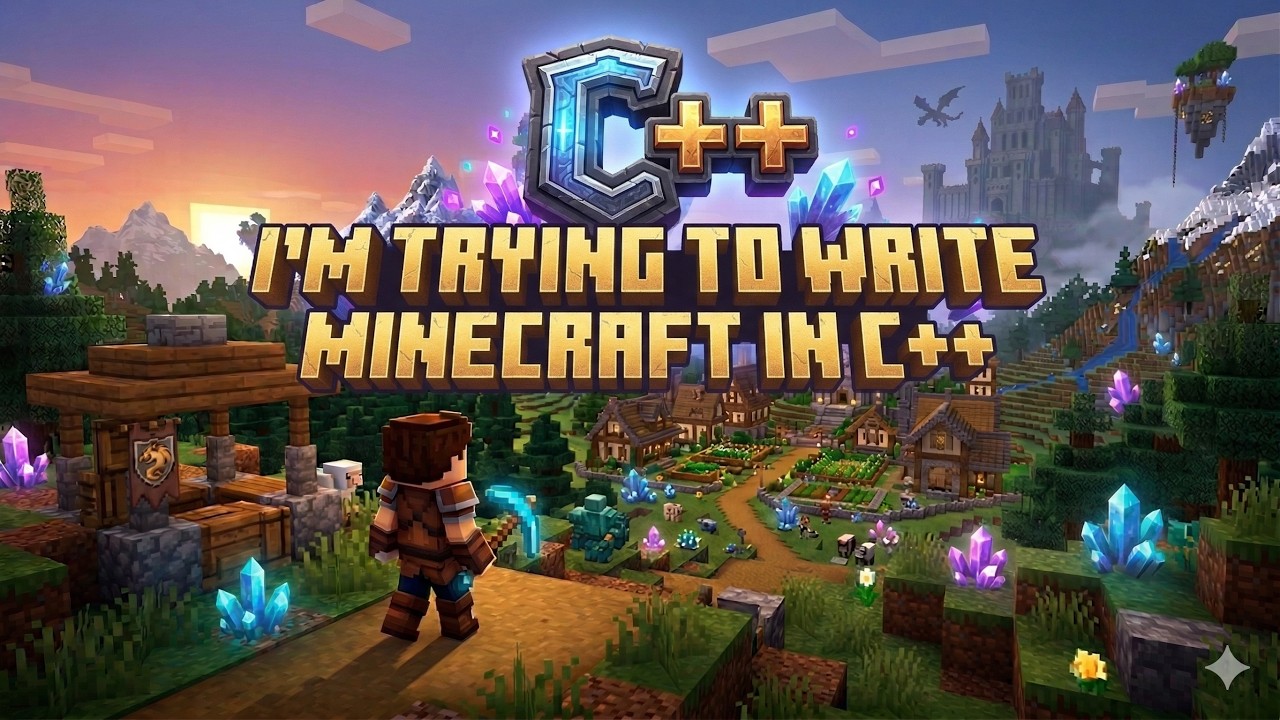 I tried to build Minecraft in C++ from scratch