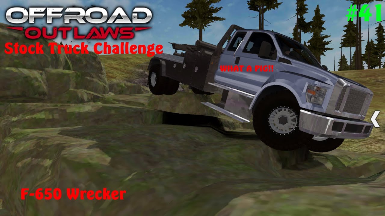 Ford F-650 Wrecker (Tow Truck) | Stock Truck Challenge #41 | Offroad Outlaws