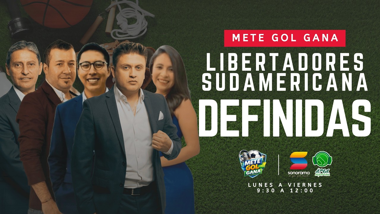 METE GOL GANA | Grupos de ecuatorianos definidos - Conmebol Libertadores y Sudamericanal [Suscríbete