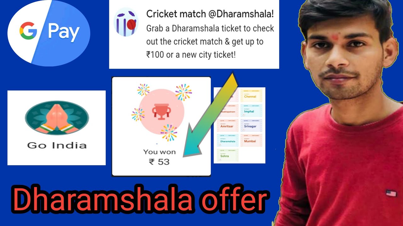 Go india  google pay dharamshala offer  || Earn ₹101 - ₹501 Cashback On G-Pay Go India !!
