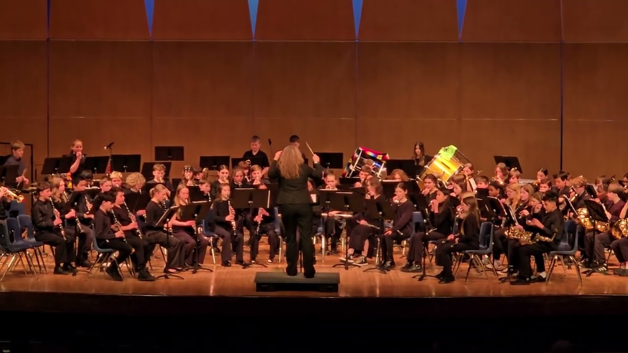 Saline MS 6th grade Bands B/D perform Abandoned Toy Shop by Timothy Loest. 2-12-2026