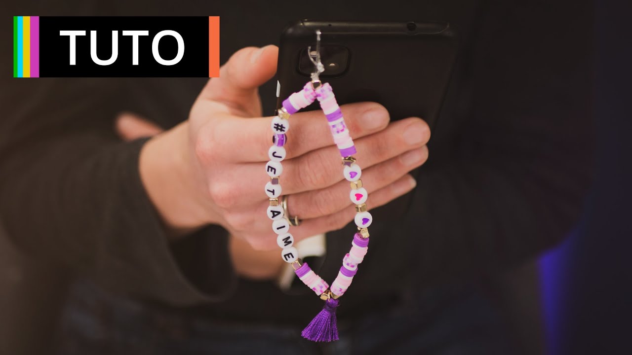 DIY tuto bijou de portable perles HEISHI - SHOOD