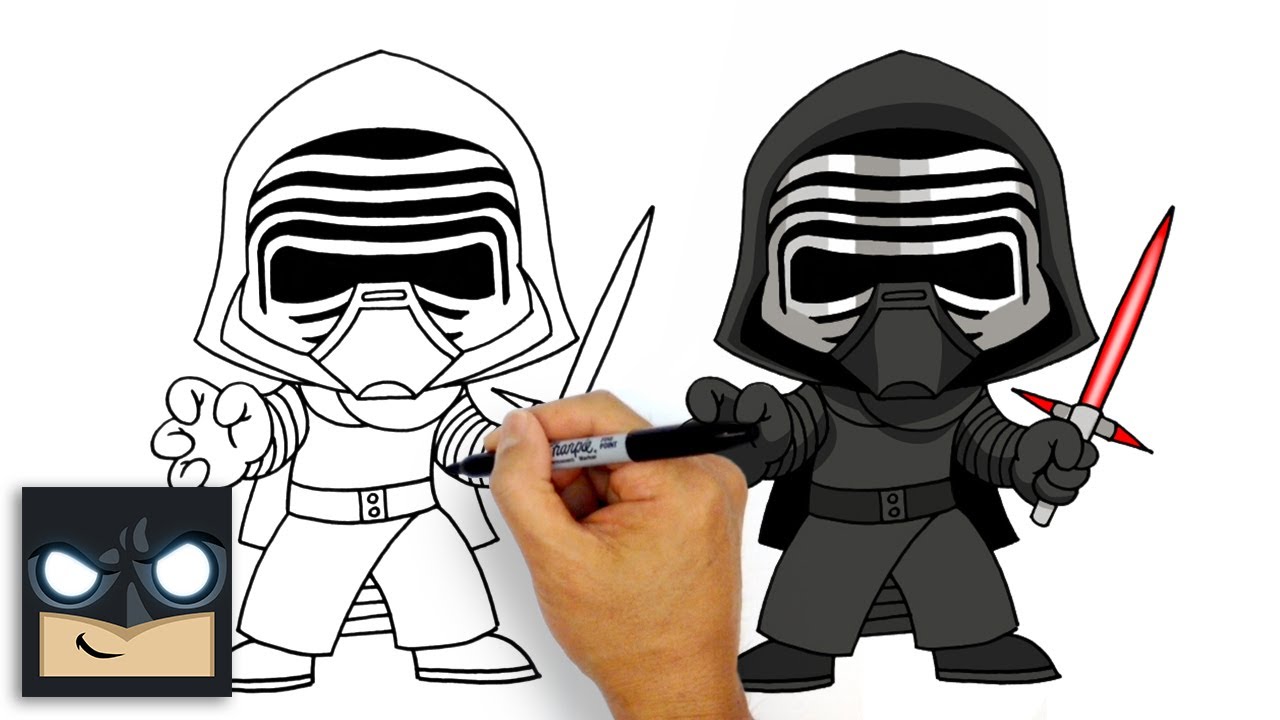 How to Draw Star Wars | Kylo Ren