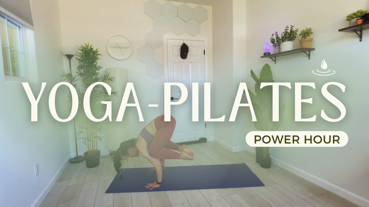 60-min Vinyasa Yoga + Mat Pilates Full Body Flow 🌊☀️
