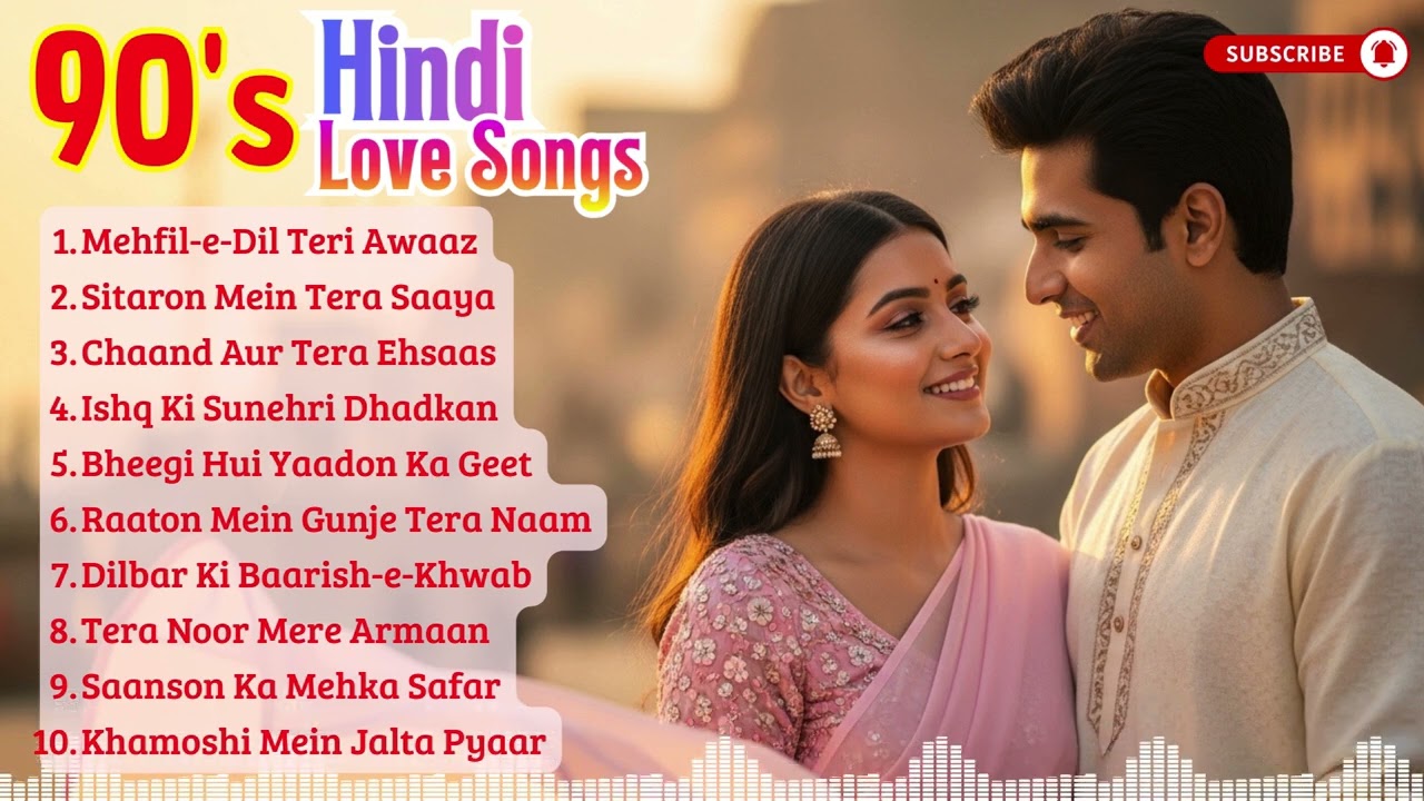 Old Hindi Love Songs 90s 🎶 Nostalgic Bollywood Romance Jukebox