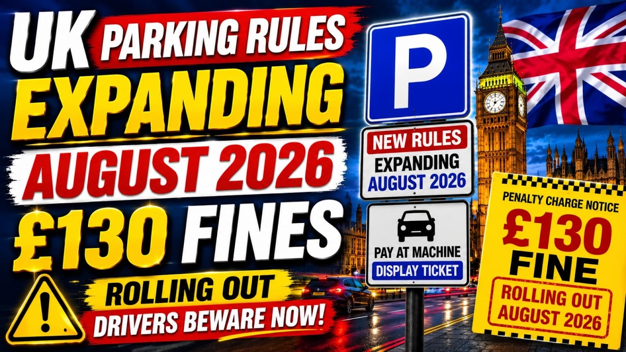 Don't Get a &pound;130 Parking Fine! UK Parking Rules Changing August 2026