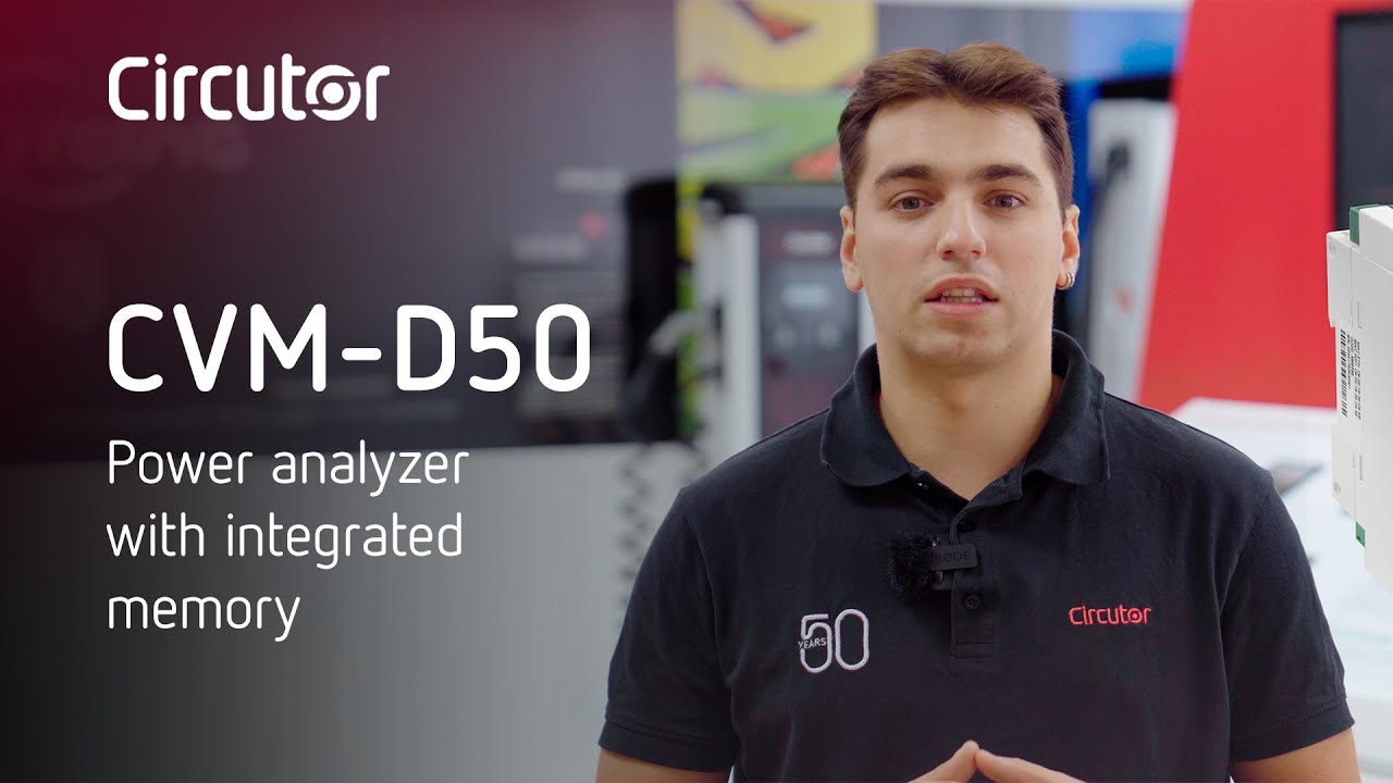 CVM-D50 | Power analyzer with integrated memory