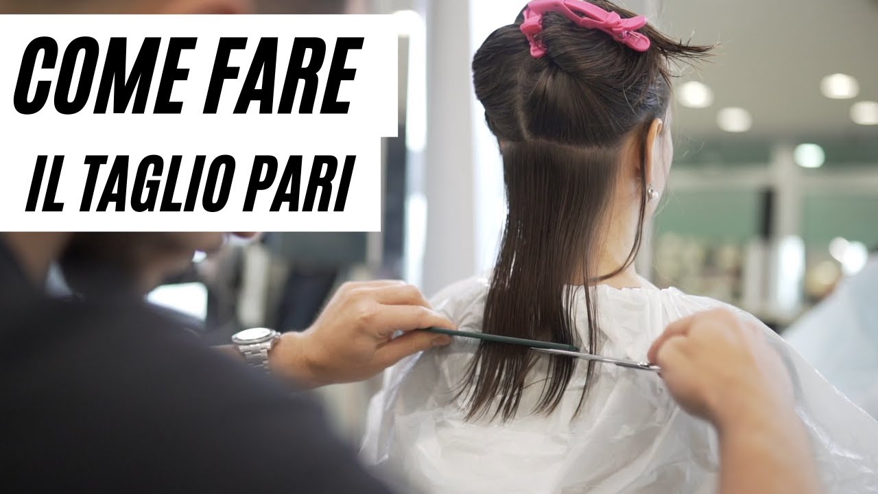 Come fare un TAGLIO PARI: Tutorial fai da te PASSO PASSO