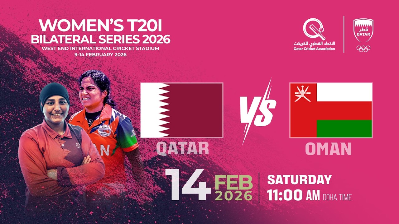 Women's T20I Bilateral Series 2026 between Qatar and Oman, Saturday, February 14, 2026