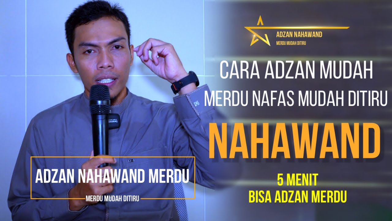 Belajar adzan nahawan sangat mudah cukup dengarkan dan tirukan langsung bisa