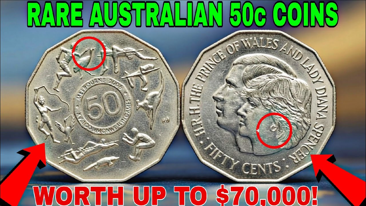 Australian 50 Cent Coins Worth Up to $70,000? Rare Commemorative Values Revealed!