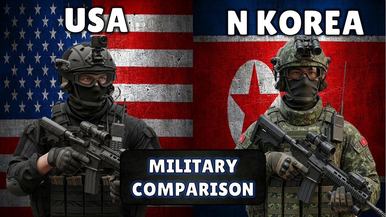 USA vs North Korea Military Power Comparison 2025