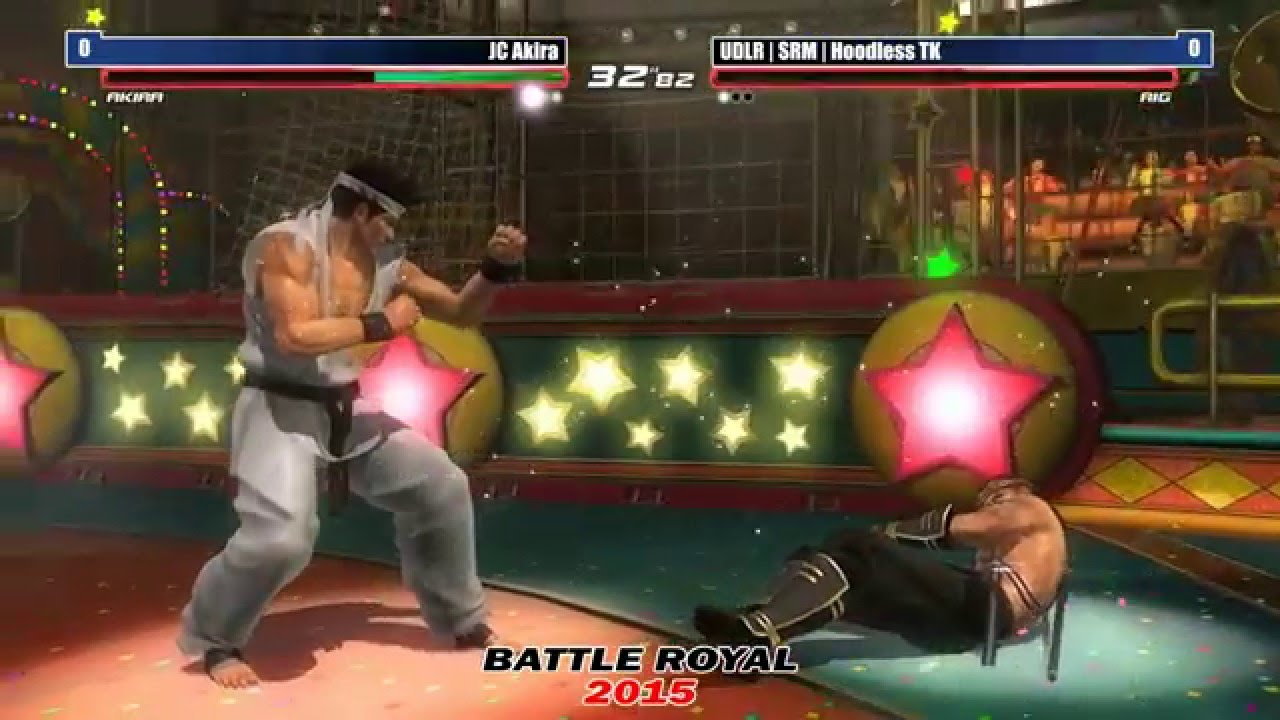 NEC 16 DOA5LR Top 16 JC Akira (Akira) vs Hoodless (Rig)