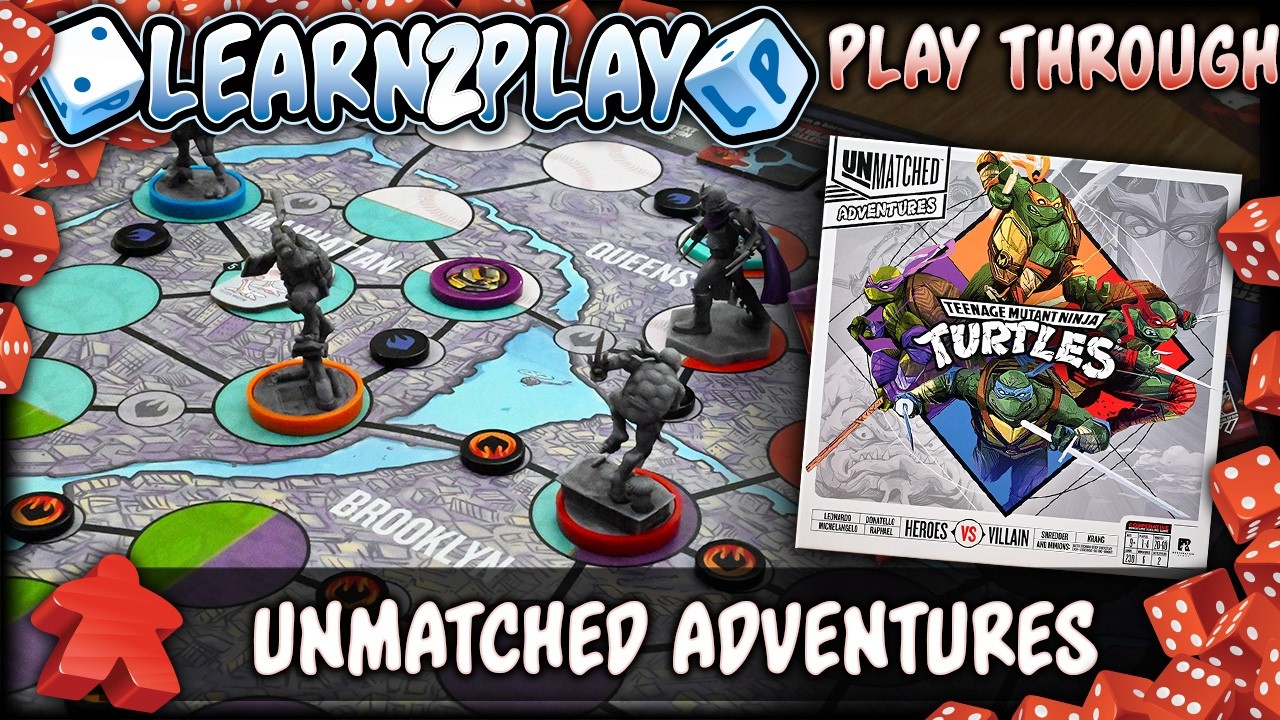 Learn to Play Games presents TMNT unmatched adventures play through