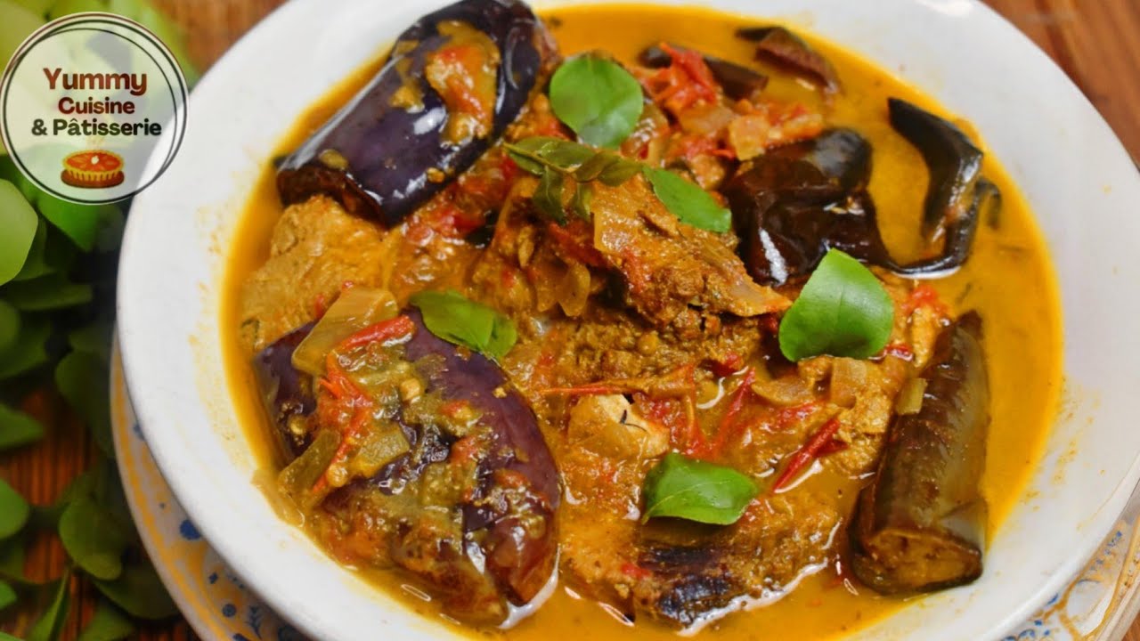 Recette de Curry de poisson aux aubergines
