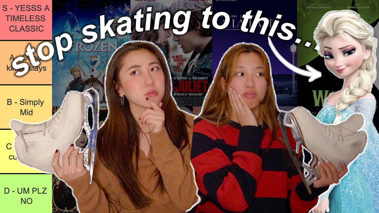 figure skaters tier rank EVERY ice skating song ever ft. @RachelLiza