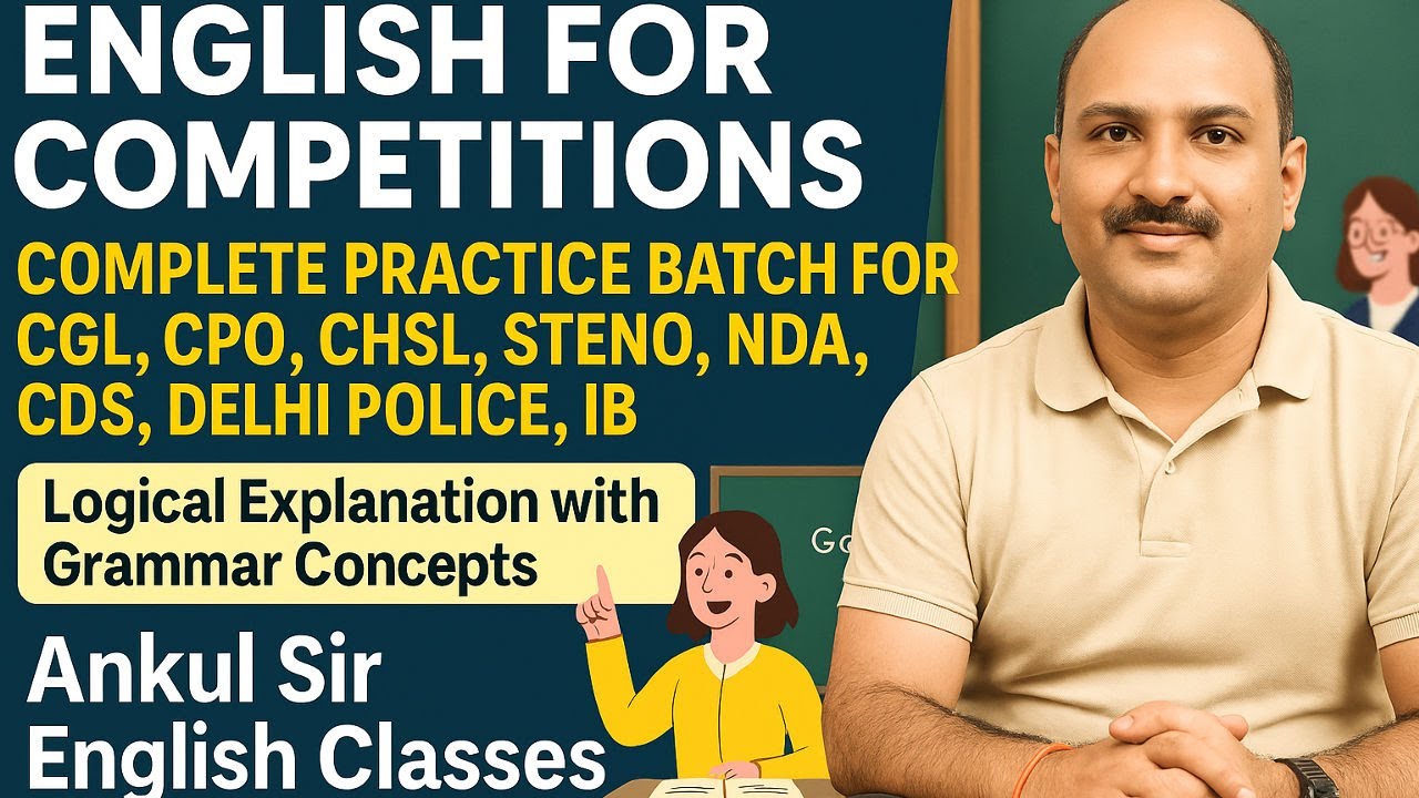 Adjectives Class-1 SELECTION PRO Practice Batch || CGL, CPO, NDA, CDS, CHSL, STENO, MTS || Ankul Sir