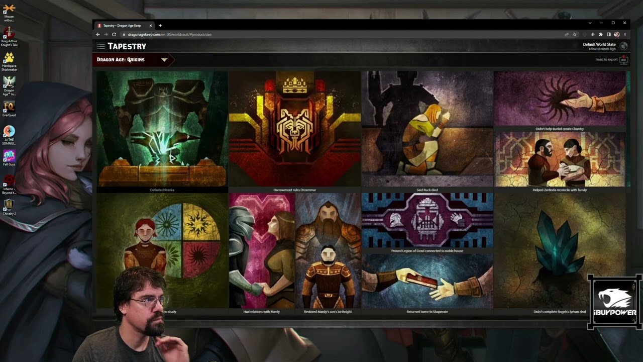 Cohh Uses Dragon Age Keep To Save Setup And Mods Used