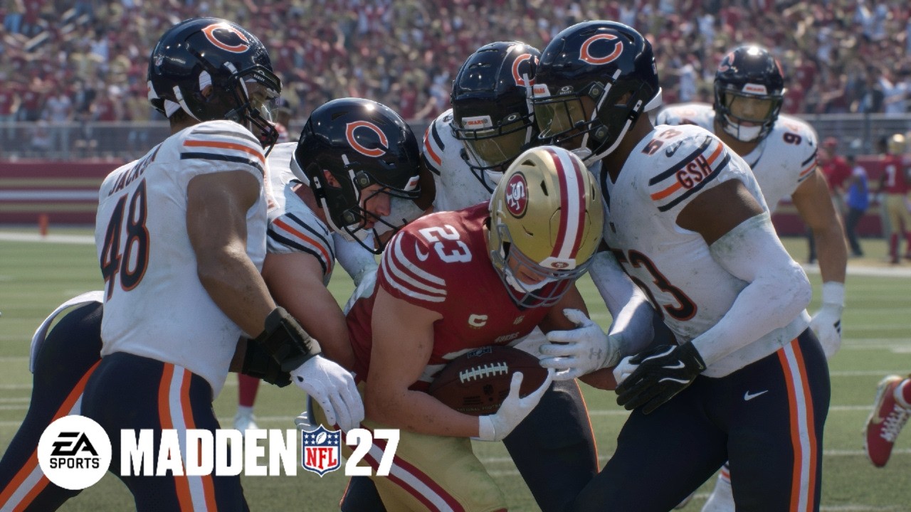 Геймплей Madden 27 &mdash; Чикаго Беарз против Сан-Франциско Форти Найнерс, полный матч (PS5)