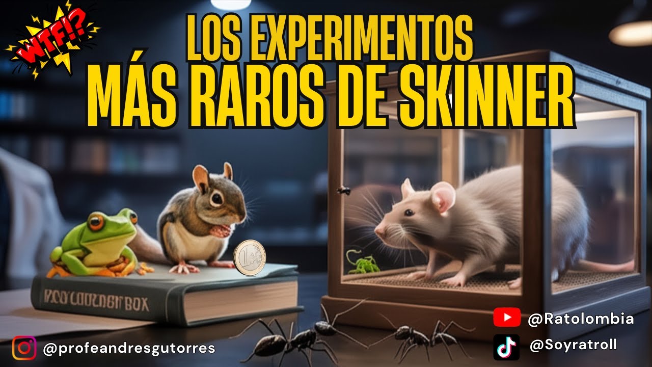 7 experimentos LOCOS de Skinner que cambiaron su psicología