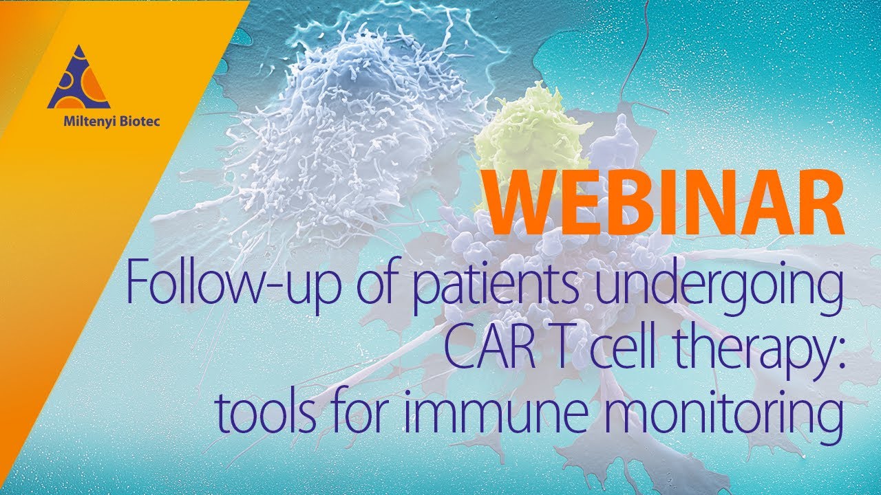 Follow-up of patients undergoing CAR T cell therapy: tools for immune monitoring [WEBINAR]