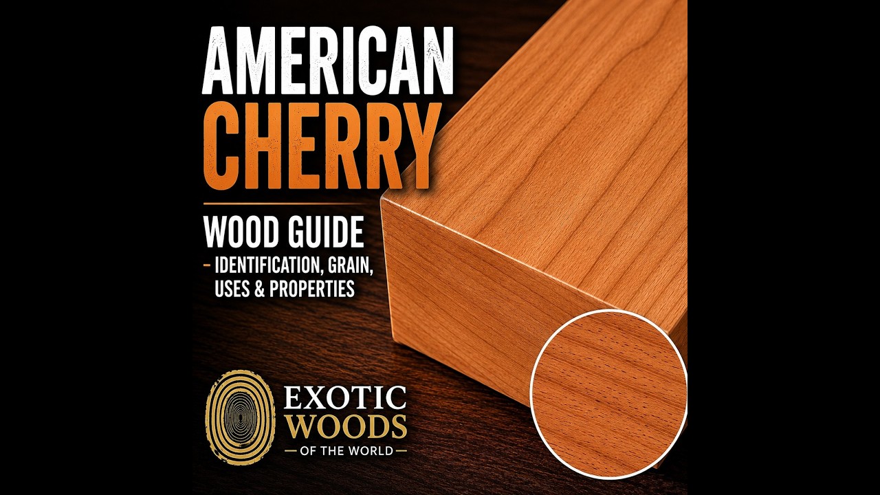 American Cherry Wood Guide - Identification, Grain, Uses & Properties
