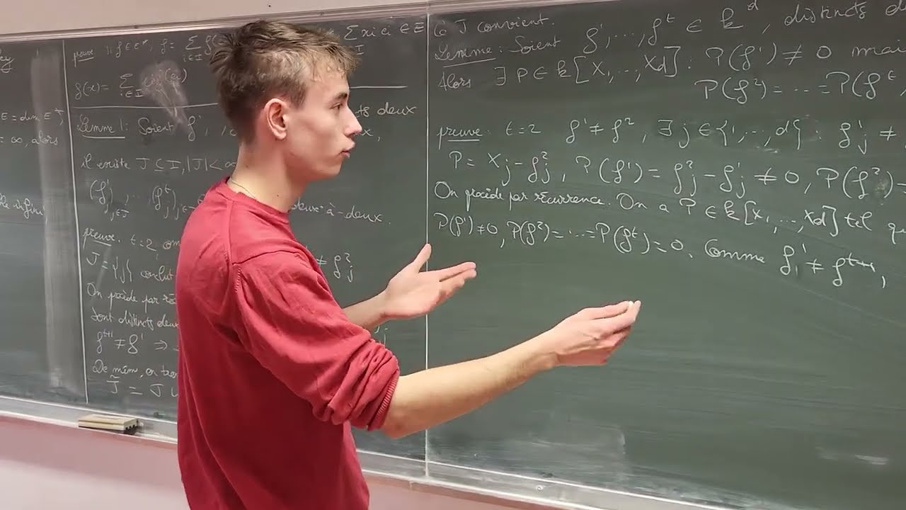 Le théorème d'Erdös-Kaplansky par Louis