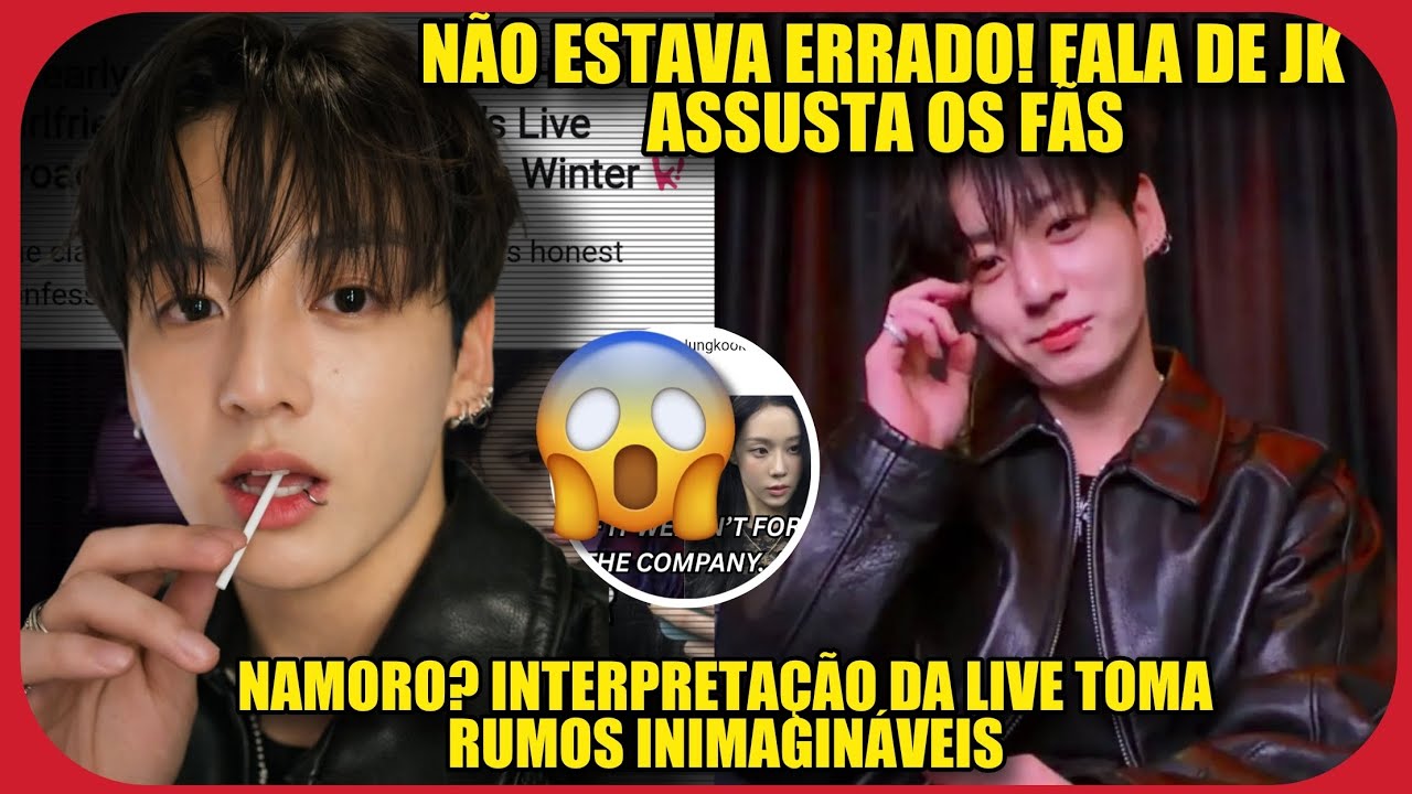 😱 ERA TUDO SOBRE NAMORO COM ELA? MÍDIA CHOCA OS FÃS COM PUBLICAÇÕES; FALA DO  JK DESESPERA O FANDOM 