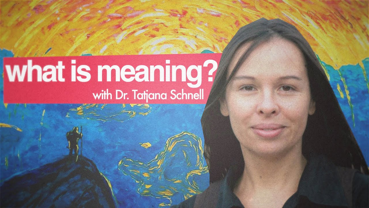 Why Is There A Crisis Of Meaning? And How Can We Get Out of It? (with Dr. Tatjana Schnell)