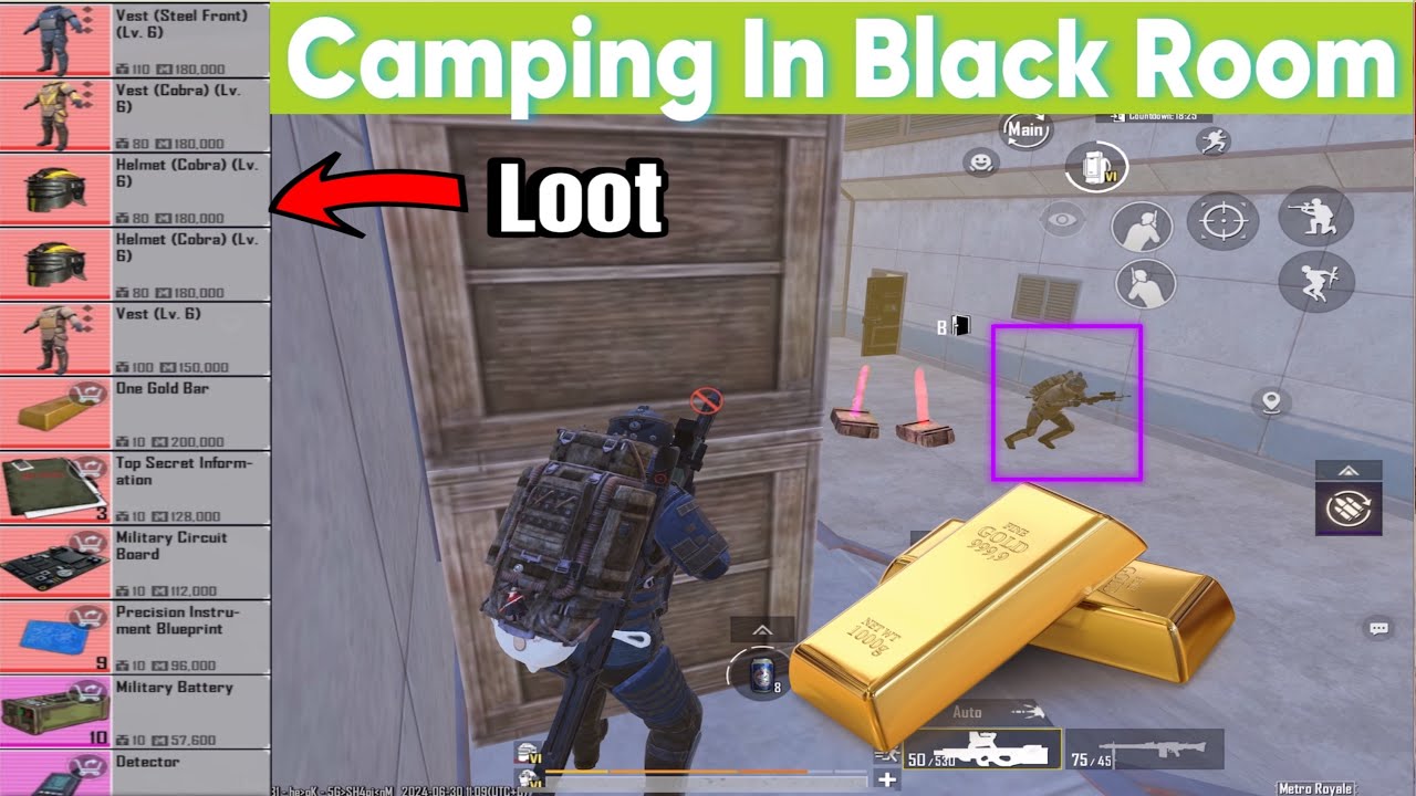 All Enemies Came At Black Room To Kill Me 🥶 Metro Royale Solo Mode Pubg Mobile Chapter 20