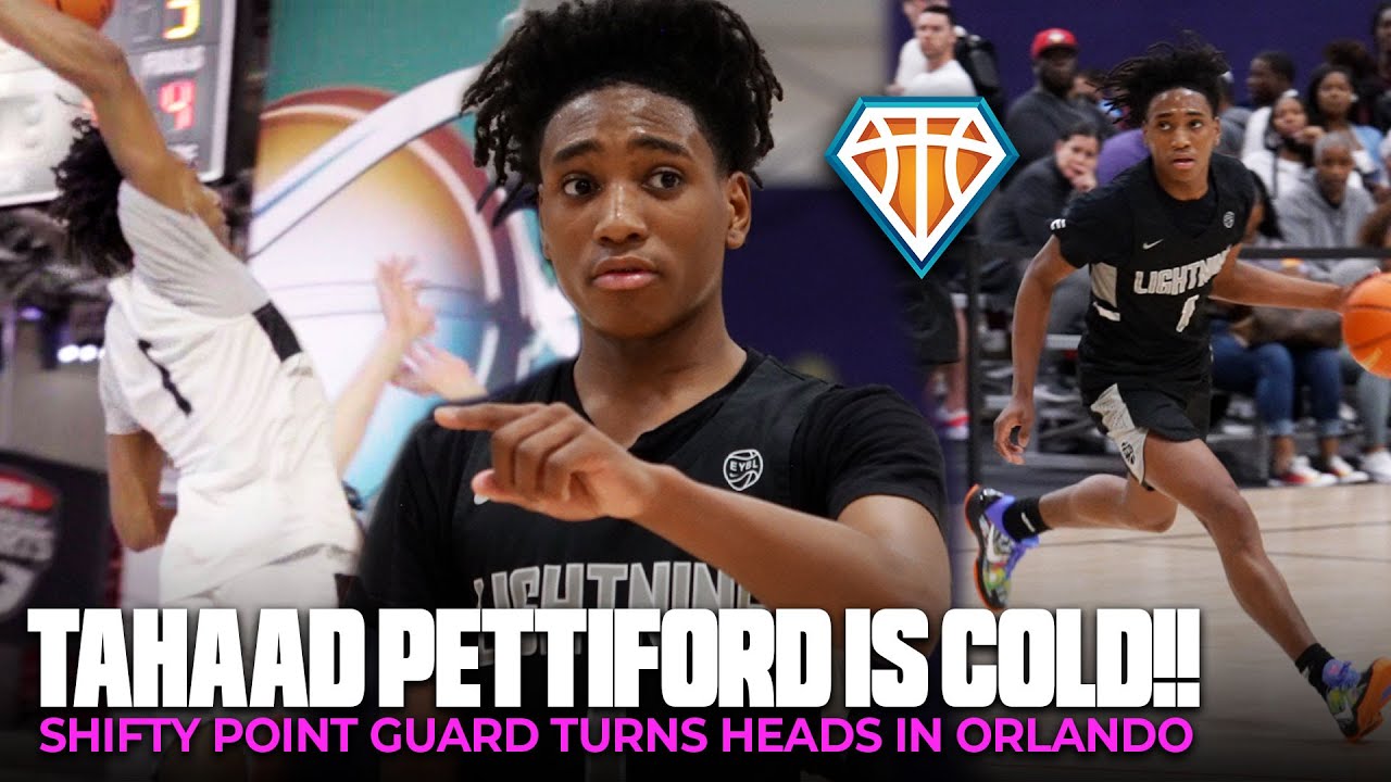 2024 Tahaad Pettiford Was TURNING HEADS At EYBL Orlando!! | SHIFTY Point Guard is TOO COLD
