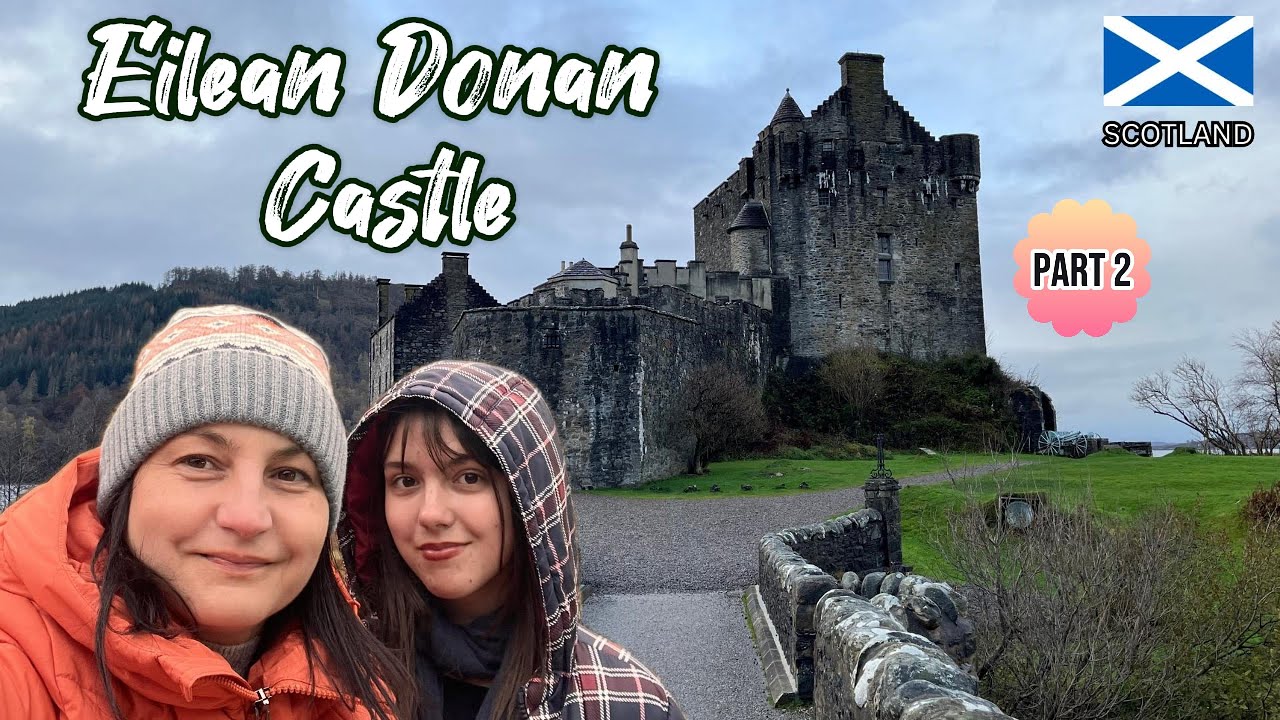 SCOTLAND Eilean Donan Castle, road to the Isle of Skye - Hrad Eilean Donan a cesta na ostrov Skye